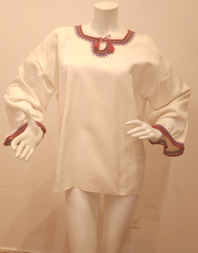 [ARO141] BLUSA DE TELAR CON MANGAS